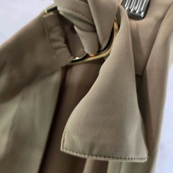 LRL Ralph Lauren Skirt Set Womens XL 2X Tan Beige Button Up Outfit Two Piece - Picture 14 of 16